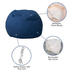 Pouf pour enfants et adolescents Emma et Oliver Small