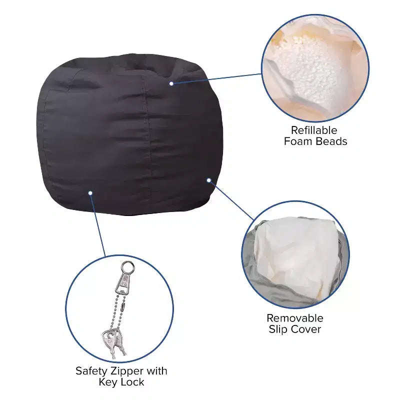 Pouf pour enfants et adolescents Emma et Oliver Small