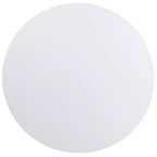 Emma and Oliver 4-Foot Round Granite White Plastic Folding Table - Banquet / Event Folding Table