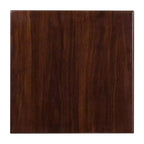Emma and Oliver 24 Square High-Gloss Resin Table Top with 2 Thick Drop-Lip