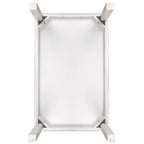 Table de salle à manger rustique rectangulaire en pin massif antique Emma et Oliver 46 x 30