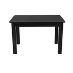 Table de salle à manger rustique rectangulaire en pin massif antique Emma et Oliver 46 x 30