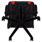 Chaise de jeu ergonomique Emma et Oliver Racing avec dossier entièrement inclinable en cuir synthétique rouge