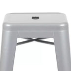 Emma and Oliver 4 Pack 30 High Metal Indoor Bar Stool - Stackable Stool