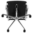Emma and Oliver Mid-Back LeatherSoft Ribbed Executive Swivel Office Chair - Desk Chair