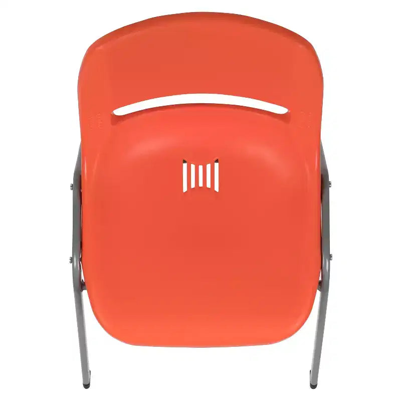 Emma and Oliver Ergonomic Shell Student Stack Chair - Classroom Chair / Office Guest Chair