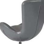 Emma and Oliver Swiveling Side Reception Chair with Back Pillow
