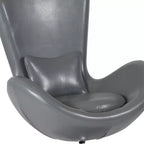 Emma and Oliver Swiveling Side Reception Chair with Back Pillow