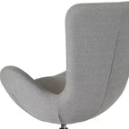 Emma and Oliver Swiveling Side Reception Chair with Back Pillow