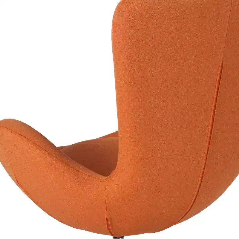 Emma and Oliver Swiveling Side Reception Chair with Back Pillow