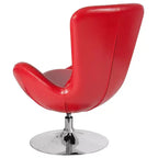 Emma and Oliver Swiveling Side Reception Chair with Back Pillow