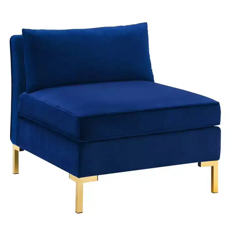 Ardent Performance Velvet Armless Chair - Modway