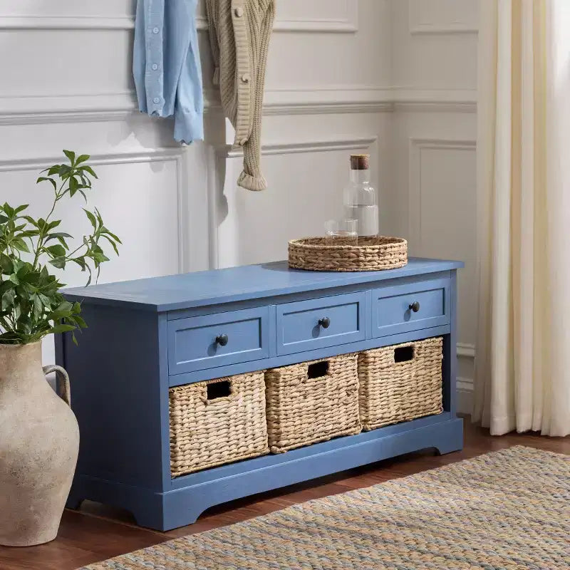 Damien 3 Drawer Storage Bench - AMH5701 - Safavieh Couture