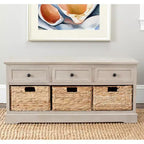 Damien 3 Drawer Storage Bench - AMH5701 - Safavieh Couture