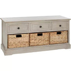 Damien 3 Drawer Storage Bench - AMH5701 - Safavieh Couture