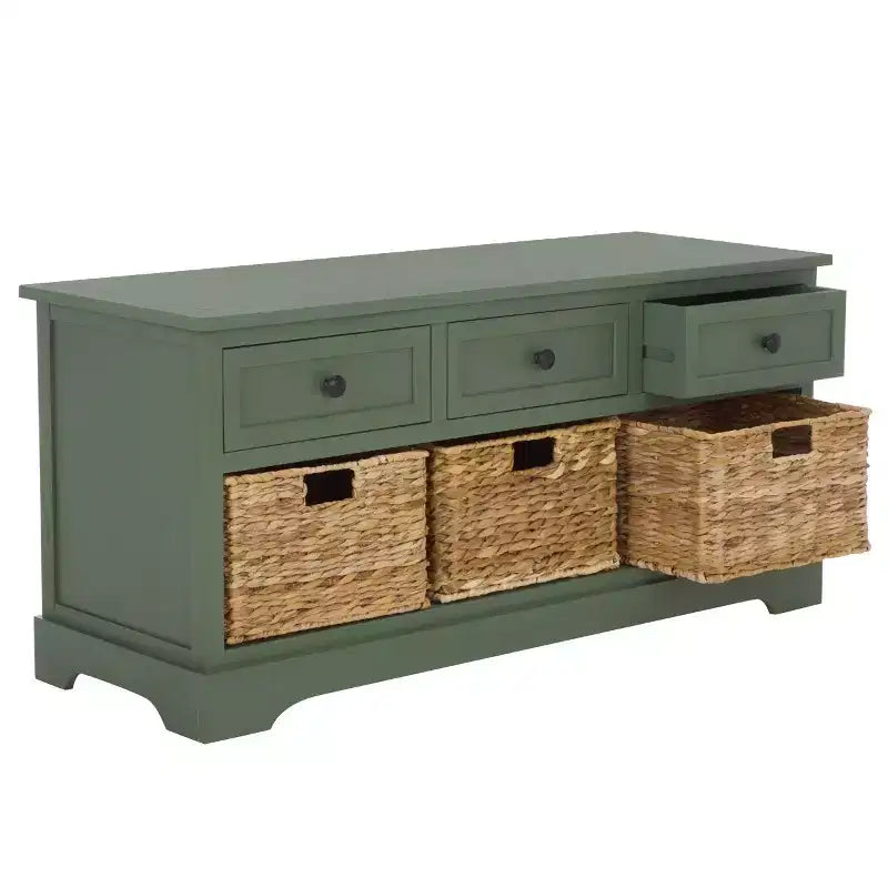 Damien 3 Drawer Storage Bench - AMH5701 - Safavieh Couture