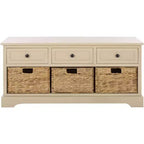 Damien 3 Drawer Storage Bench - AMH5701 - Safavieh Couture