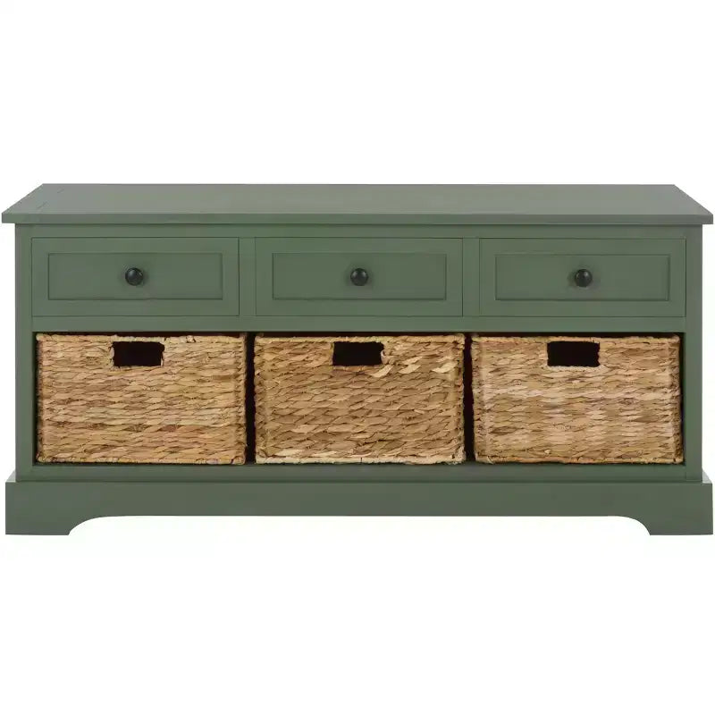 Damien 3 Drawer Storage Bench - AMH5701 - Safavieh Couture