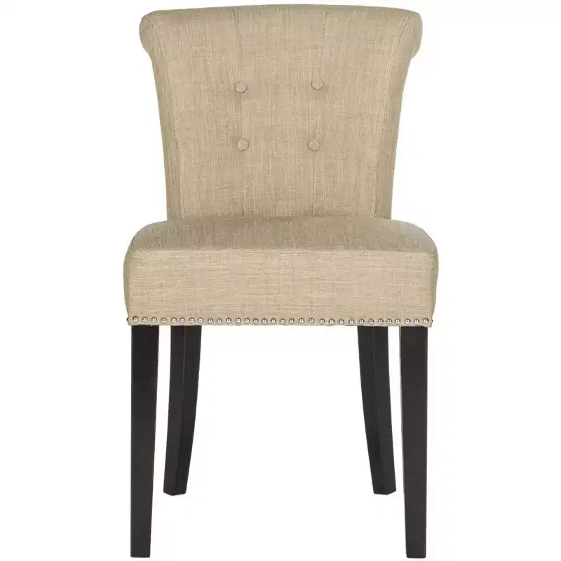 Chaise de salle à manger Sinclair 21 H avec garniture cloutée (lot de 2) - MCR4705 - Safavieh Couture