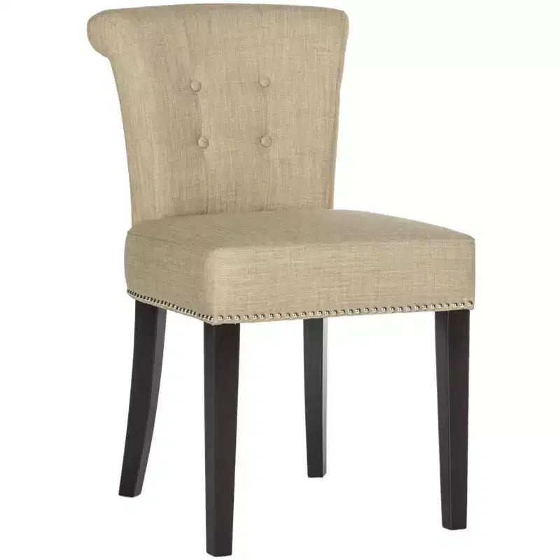 Chaise de salle à manger Sinclair 21 H avec garniture cloutée (lot de 2) - MCR4705 - Safavieh Couture