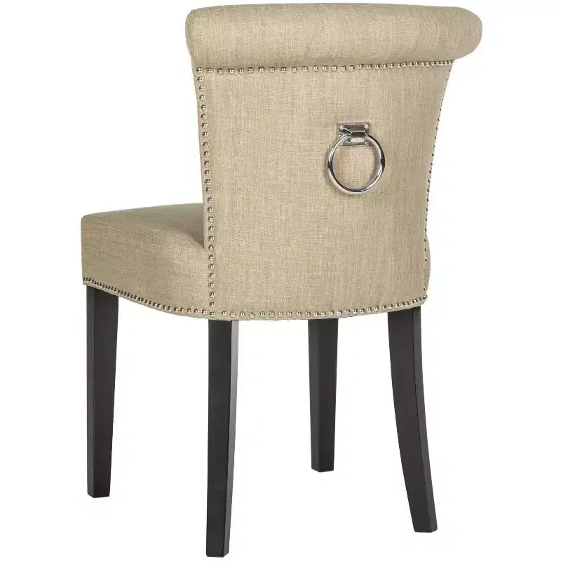 Chaise de salle à manger Sinclair 21 H avec garniture cloutée (lot de 2) - MCR4705 - Safavieh Couture