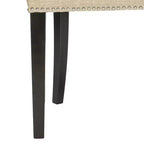 Chaise de salle à manger Sinclair 21 H avec garniture cloutée (lot de 2) - MCR4705 - Safavieh Couture