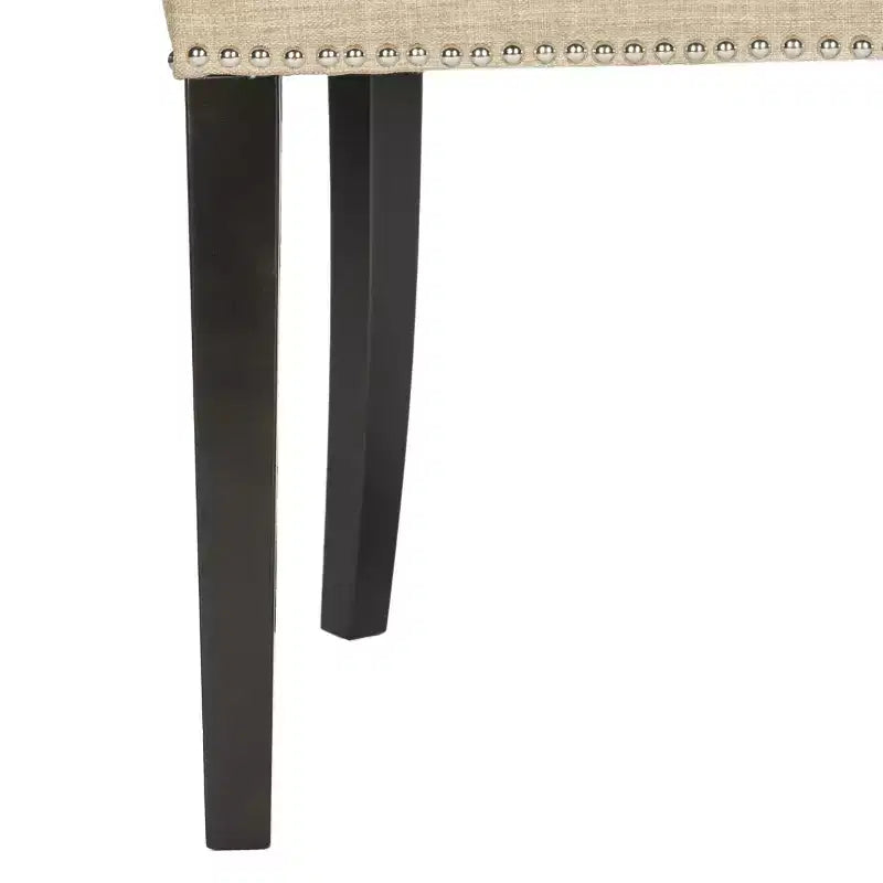 Chaise de salle à manger Sinclair 21 H avec garniture cloutée (lot de 2) - MCR4705 - Safavieh Couture