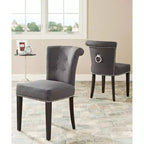 Chaise de salle à manger Sinclair 21 H avec garniture cloutée (lot de 2) - MCR4705 - Safavieh Couture