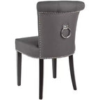 Chaise de salle à manger Sinclair 21 H avec garniture cloutée (lot de 2) - MCR4705 - Safavieh Couture