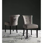 Chaise de salle à manger Sinclair 21 H avec garniture cloutée (lot de 2) - MCR4705 - Safavieh Couture