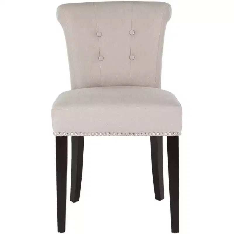 Chaise de salle à manger Sinclair 21 H avec garniture cloutée (lot de 2) - MCR4705 - Safavieh Couture