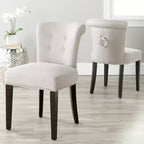Chaise de salle à manger Sinclair 21 H avec garniture cloutée (lot de 2) - MCR4705 - Safavieh Couture