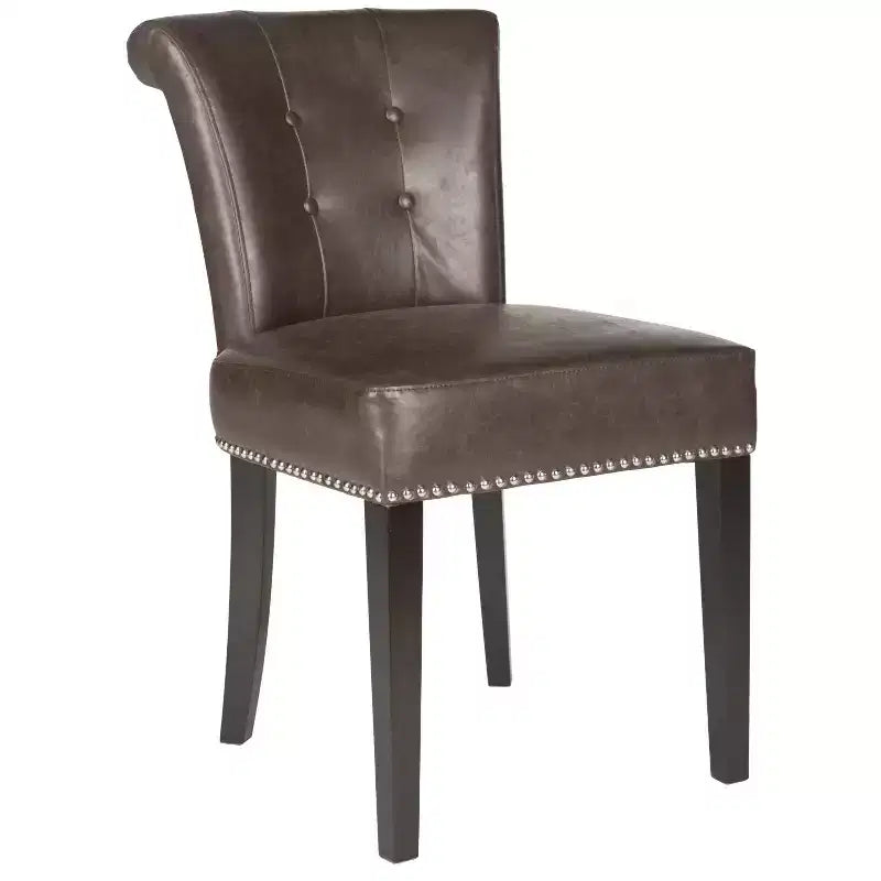 Chaise de salle à manger Sinclair 21 H avec garniture cloutée (lot de 2) - MCR4705 - Safavieh Couture