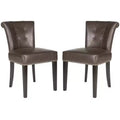 Sinclair 21 H Dining Chair With Nail Head Trim (Set of 2) - MCR4705 - Safavieh Couture