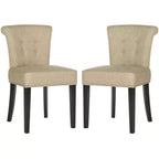 Chaise de salle à manger Sinclair 21 H avec garniture cloutée (lot de 2) - MCR4705 - Safavieh Couture