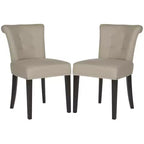 Chaise de salle à manger Sinclair 21 H avec garniture cloutée (lot de 2) - MCR4705 - Safavieh Couture