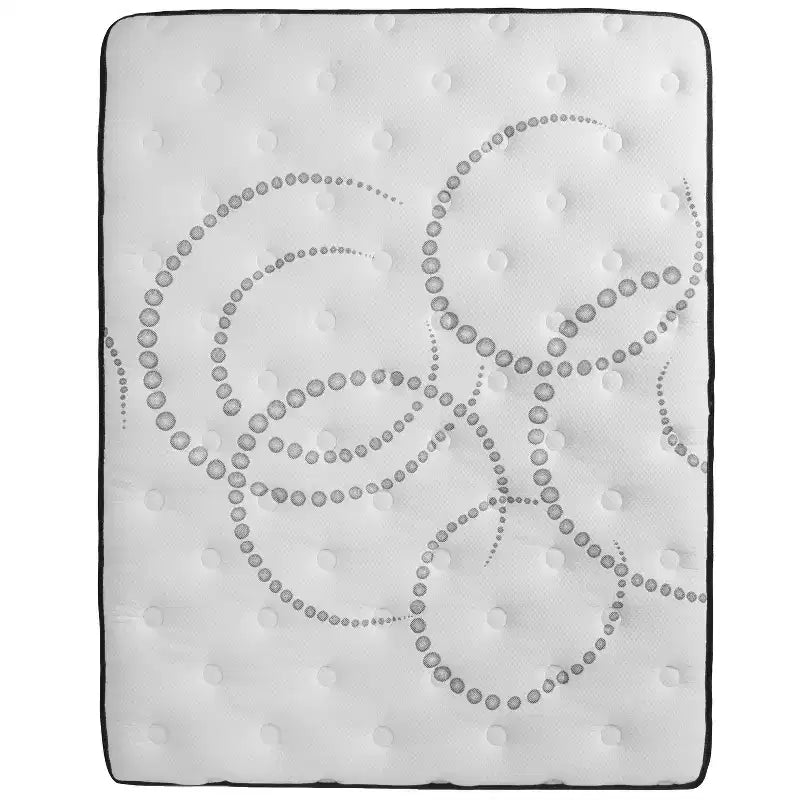 Emma et Oliver Ensemble matelas et surmatelas en mousse à mémoire de forme gel 10 pièces