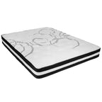 Emma et Oliver Ensemble matelas et surmatelas en mousse à mémoire de forme gel 10 pièces
