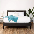 Matelas en mousse à mémoire de forme Best Choice Products 12 pouces imprégné de gel au charbon de bois et de thé vert – Fermeté moyenne à 2 couches ou Douceur moyenne à 3 couches