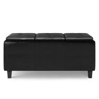 Franklin Tray Storage Ottoman with Lift Up Lids - WyndenHall
