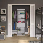 Max & Finn Grow with Me Adjustable Kids Closet Organizer System
