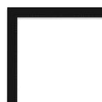Avon Narrow Framed Bathroom Vanity Wall Mirror Black - Amanti Art