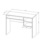 Bureau d'étudiant avec rangement - L'essentiel pour la chambre