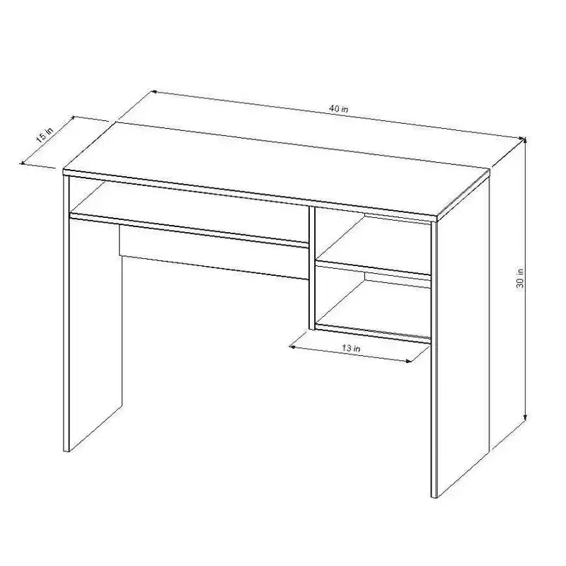 Bureau d'étudiant avec rangement - L'essentiel pour la chambre