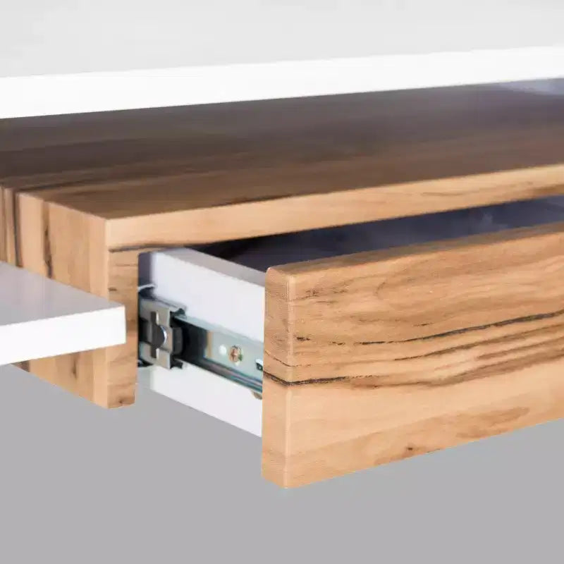 Bureau informatique Metropolitan - FOX2203 - Blanc/Chrome - Safavieh Couture
