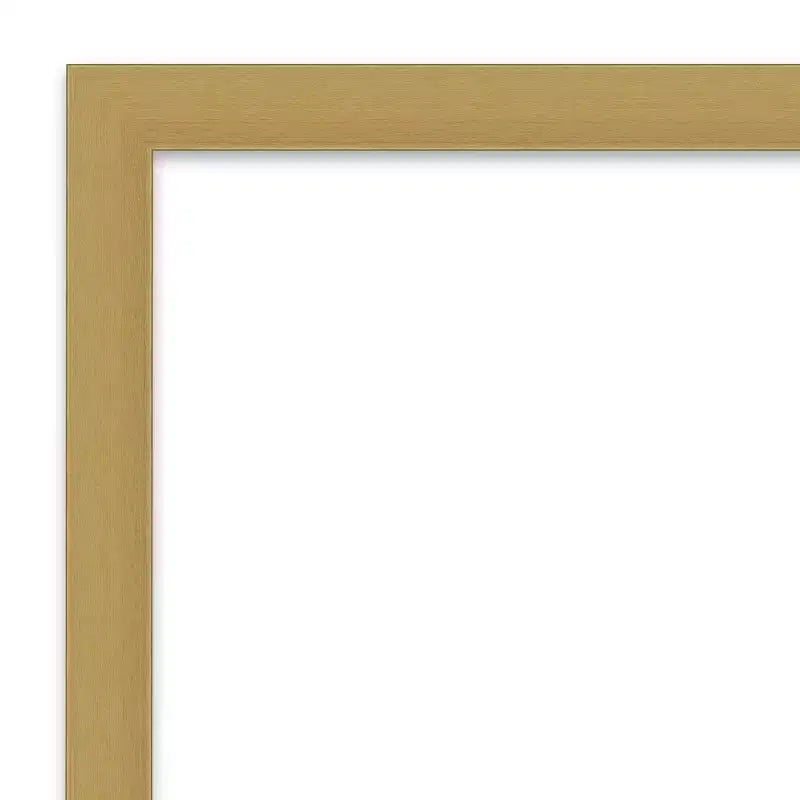 Brace Brushed Framed Full Length on the Door Mirror - Amanti Art
