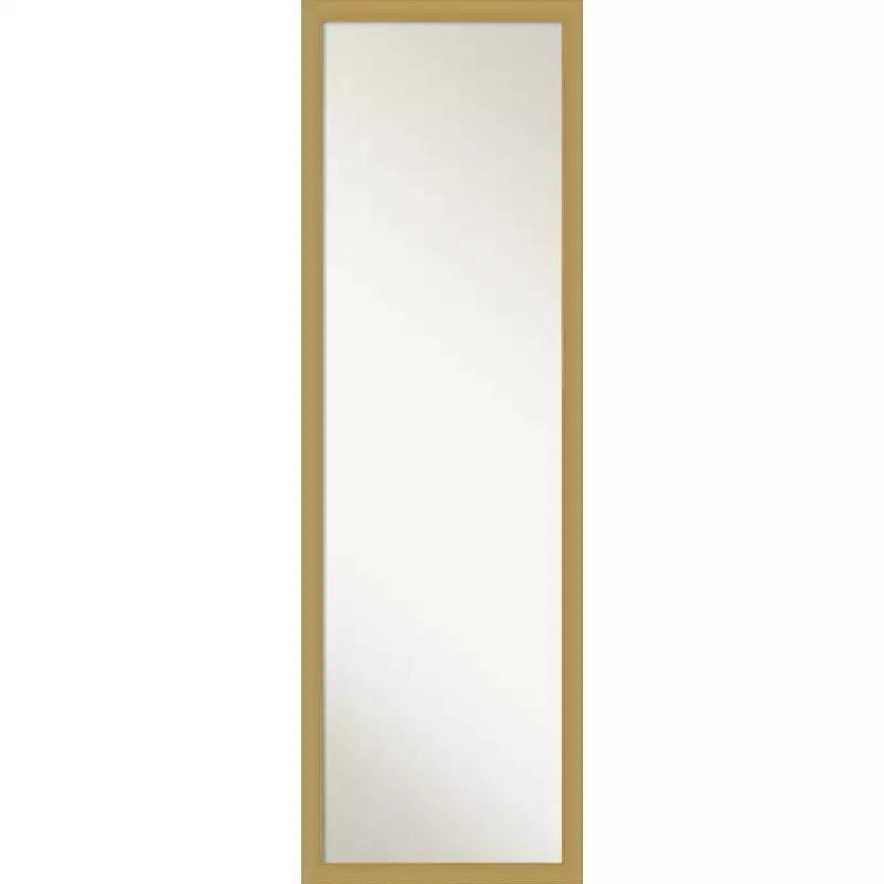 Brace Brushed Framed Full Length on the Door Mirror - Amanti Art