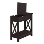 Oxford Flip Top End Table with Charging Station - Breighton Home