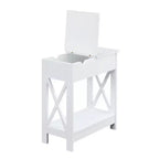 Oxford Flip Top End Table with Charging Station - Breighton Home