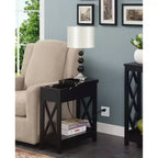 Oxford Flip Top End Table with Charging Station - Breighton Home